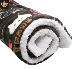 Cute Cat Blankets Dog Pet Mat (Option: Cute cat-XL100x75)